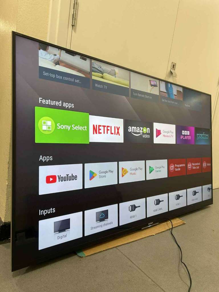 65"SONY BRAVIA ANDROID 4K ULTRA UHD HDR WIFI LED TV PERFECTLY WORKING 310£