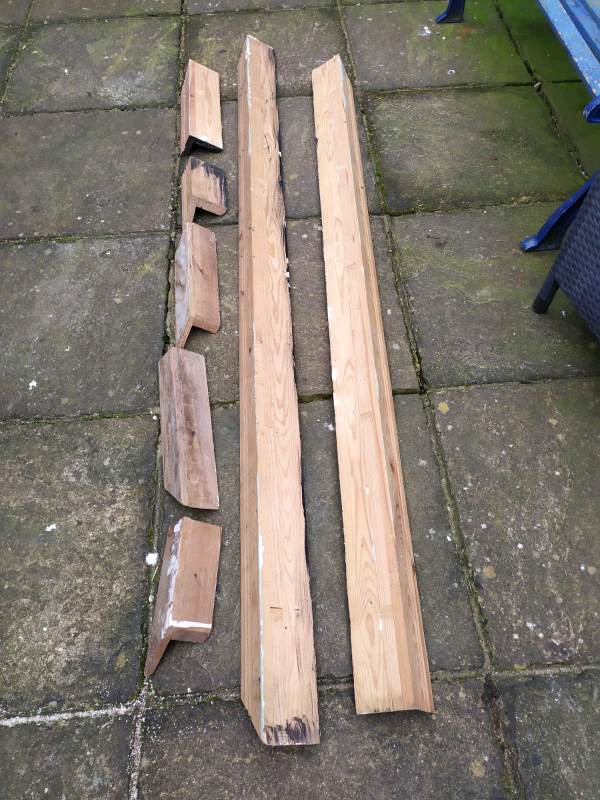 Plate rack solid wood