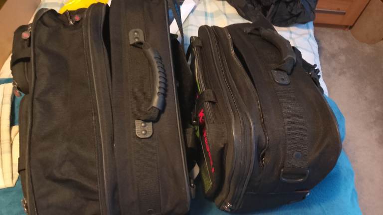 Kawasaki soft expandable luggage 