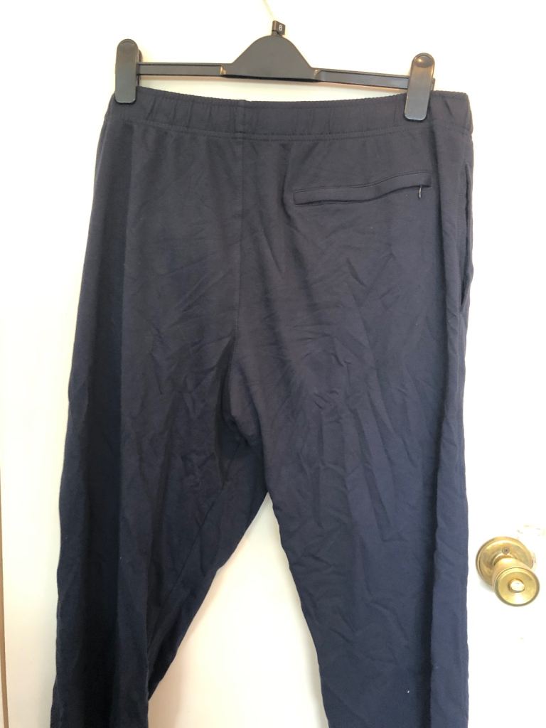 Men M&S Navy  Track Suit Bottom Size 42-44”