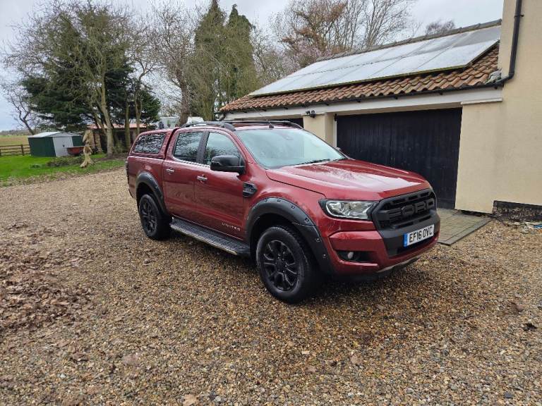 2016 Ford Ranger Limited with Hardtop, Towbar and full service history, NO VAT