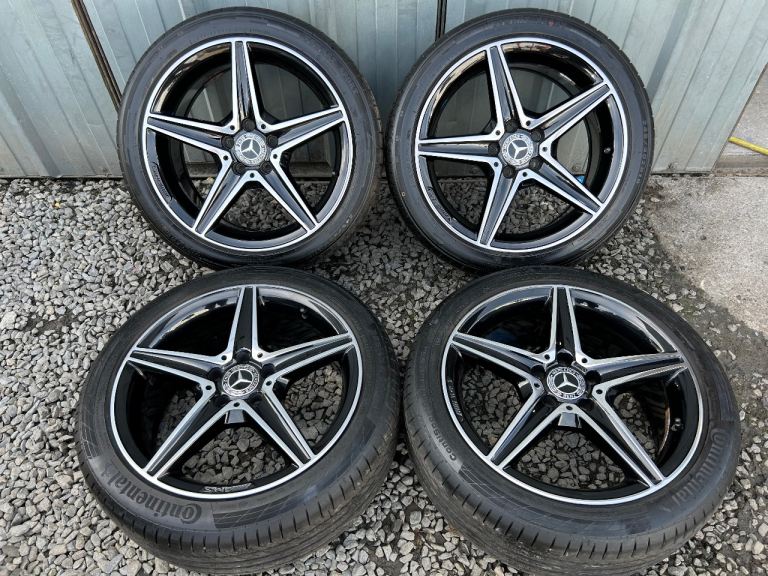 Mercedes amg c class 18inch alloy wheels 5x112