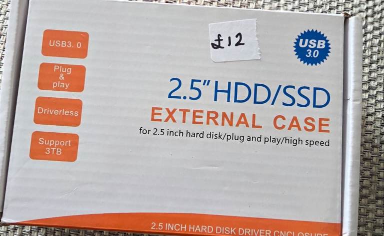 500 GB Slimnline External Hard Drive , 2.5, USB 3.0