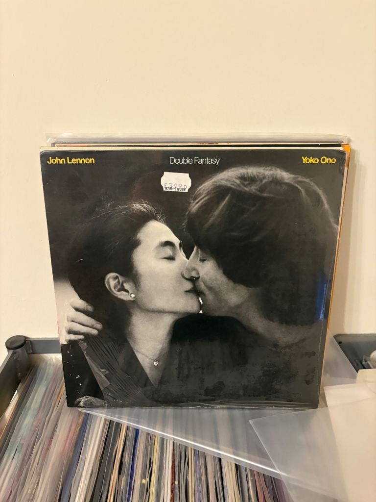 JOHN LENNON & YOKO ONO Double Fantasy usa first pressing vinyl LP with inner in shrink