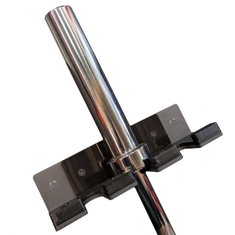 Wall Mounted Barbell Storage Rack 3 Bar Holder Upright Bracket 