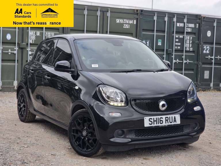 2016 smart forfour 1.0 Edition Black Hatchback 5dr Petrol Twinamic Euro 6 (s/s) (71 ps) Hatchback...