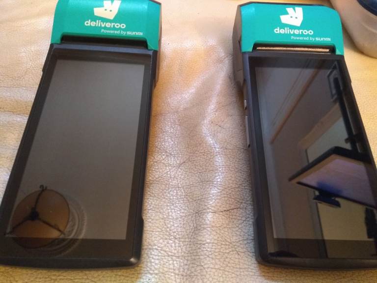 two deliveroo sumni v2 payment handsets 