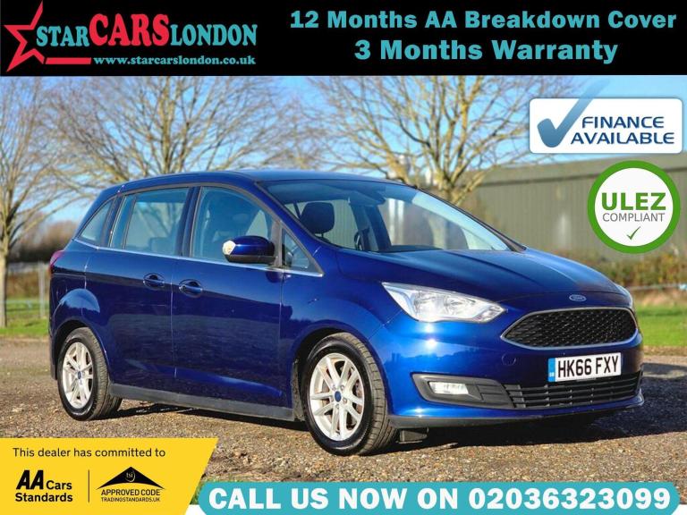 2016 Ford Grand C-Max 1.5 TDCi Zetec Powershift Euro 6 (s/s) 5dr MPV Diesel Automatic