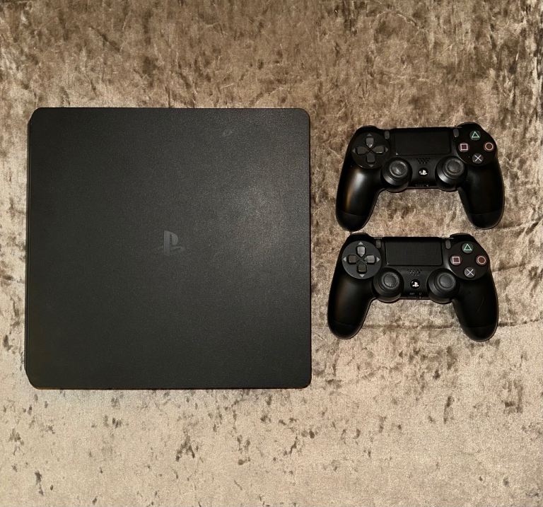 image for PlayStation 4 Console & 2x Controllers