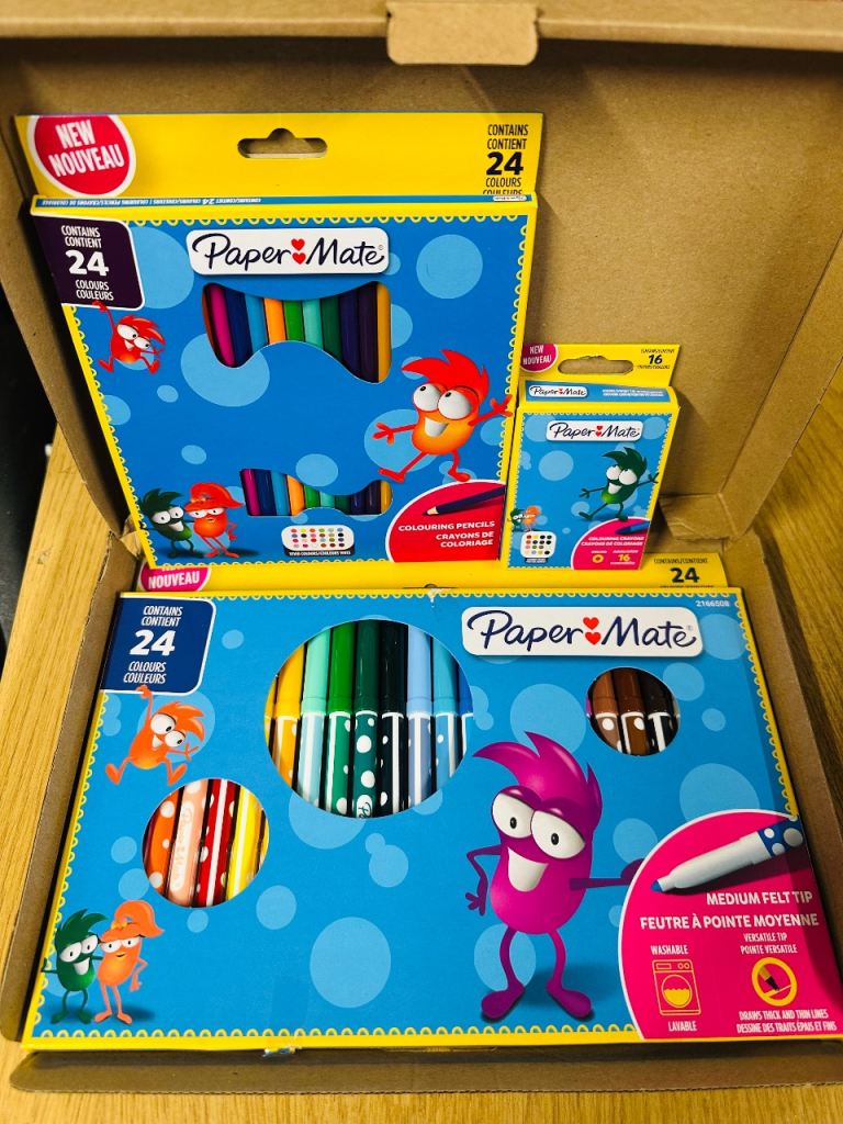 64pcs paper mate gift set - colour kit for kids - gift set for kids