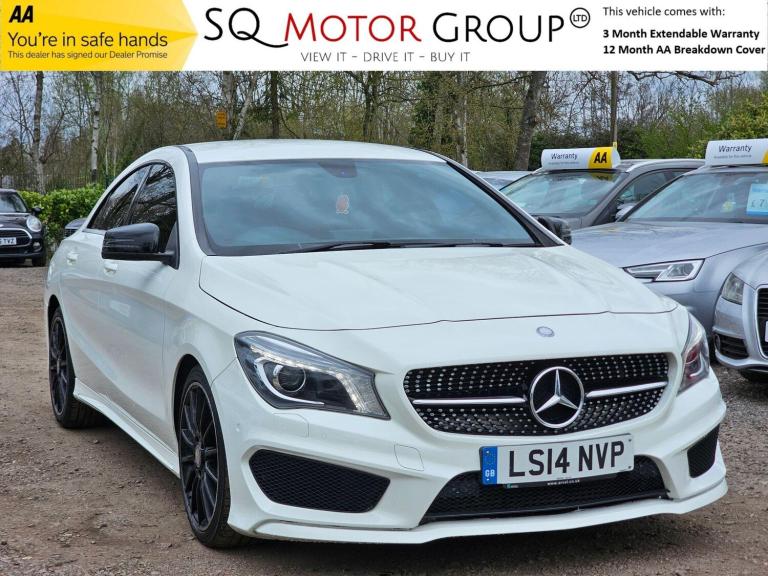 2014 Mercedes-Benz CLA 1.6 CLA180 AMG Sport Coupe 7G-DCT Euro 6 (s/s) 4dr SALOON Petrol Automatic
