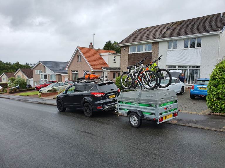 Daxara Erde 198 trailer camping overland 750kg bike racks etc