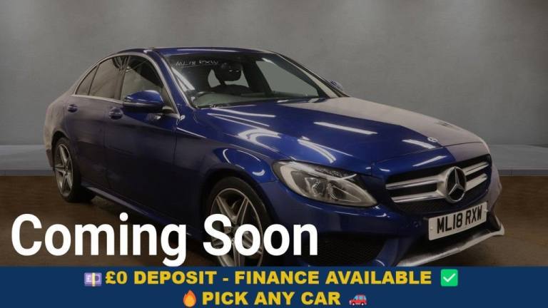 2018 Mercedes-Benz C Class 2.1 C220d AMG Line Saloon 4dr Diesel G-Tronic+ Euro 6 (s/s) (170 ps) S...