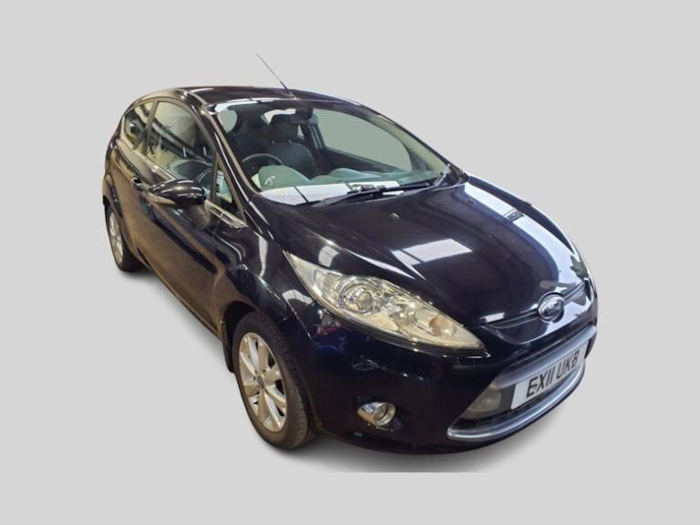 2011 Ford Fiesta 1.4 Zetec Panther Black Bluetooth Low Miles