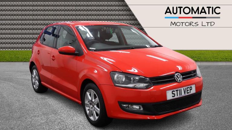 2011 Volkswagen Polo 1.4 Match Hatchback 5dr Petrol DSG Euro 5 (85 ps) Petrol