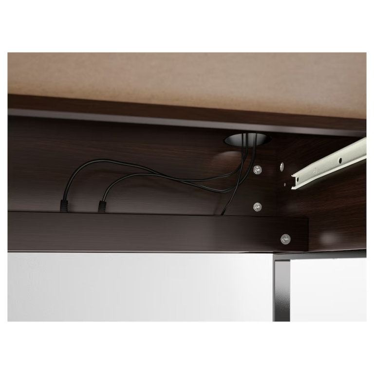 IKEA MICKE DESK AND ÖRFJÄLL CHAIR WITH SUMMERA DRAWER INSERT, EXCELLENT ...