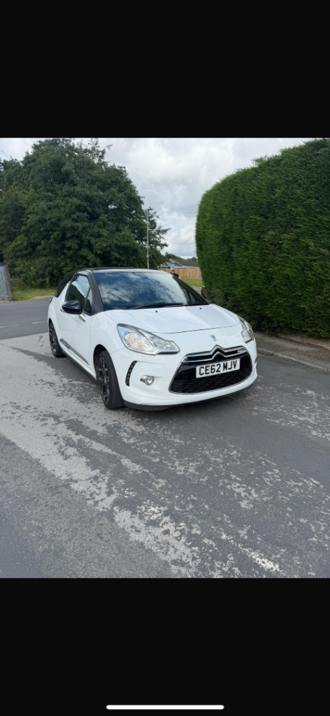 Manual Citroen DS3 2012 white 
