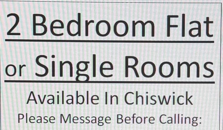 Rooms available West London 