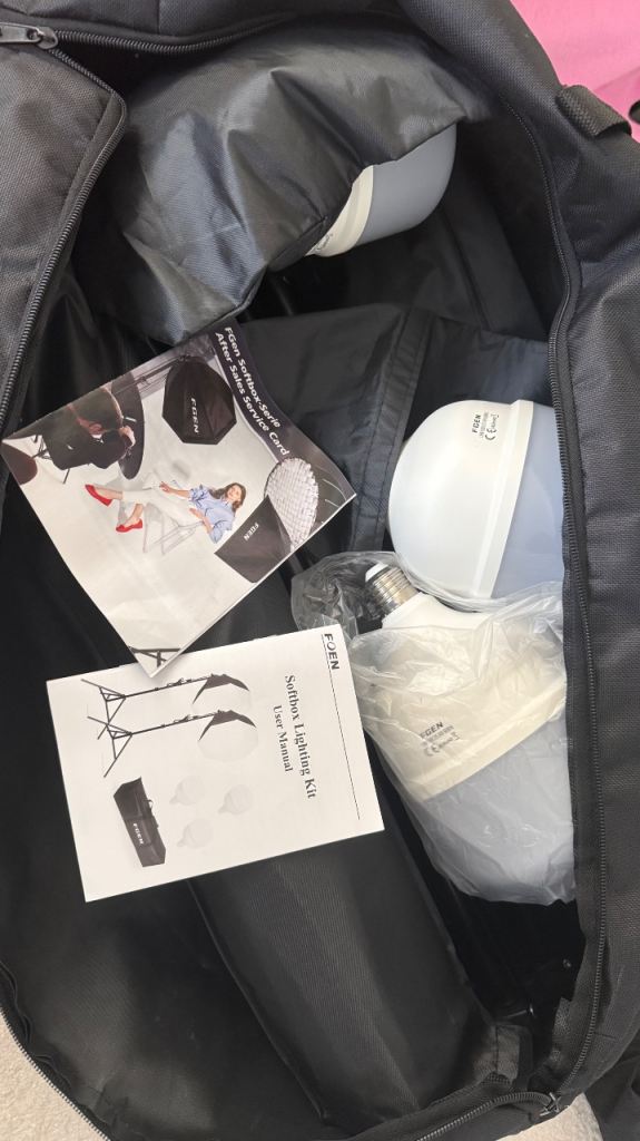 2x Softbox Photography Lighting Kit – Like New – Collection Harlow