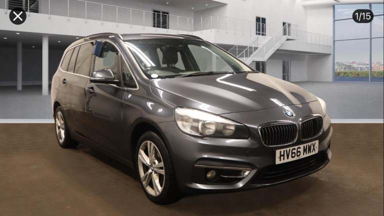 2016 BMW 2 Series Gran Tourer 1.5 218i Luxury MPV 5dr Petrol Manual Euro 6