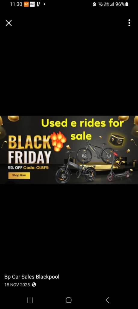 Used e bikes & scooters 