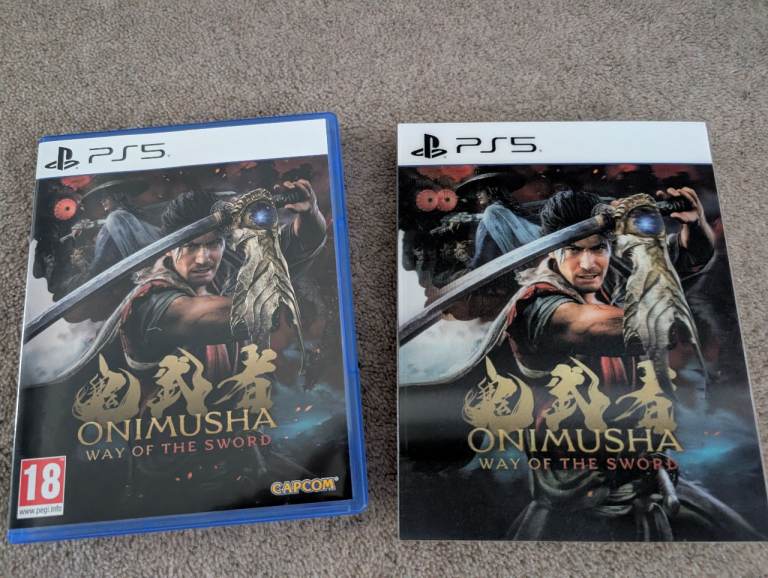 New and Mint condition ps5 game onimusha way of the sword lenticular cover
