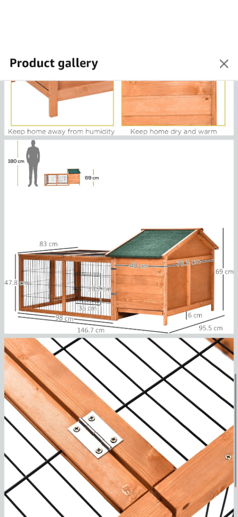 Rabbit/guinea pig hutch