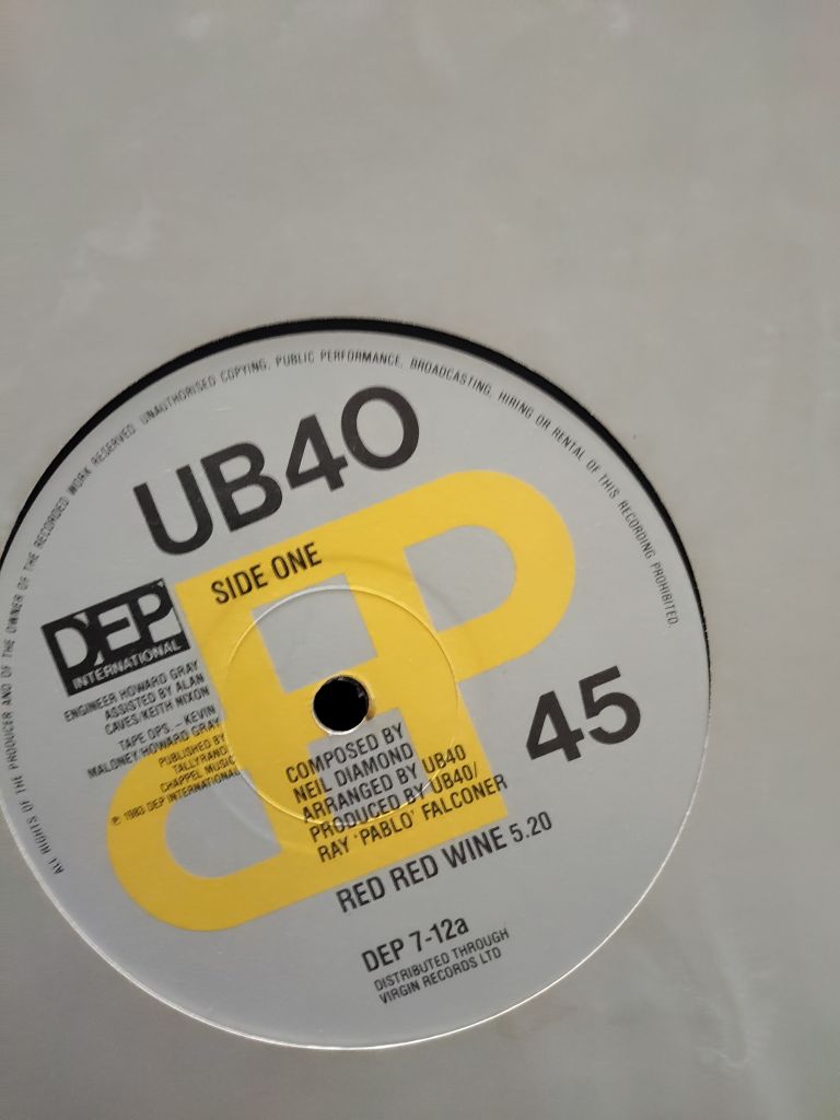 Ub40 vinyl records