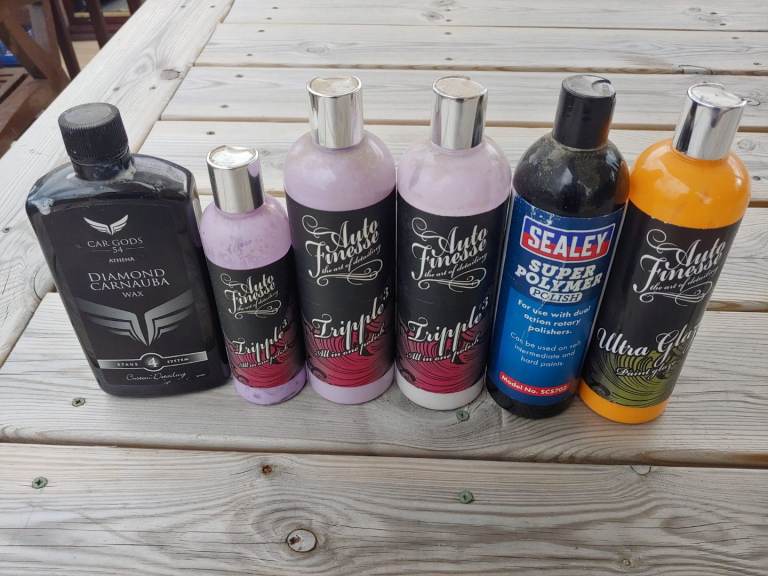Car detailing products