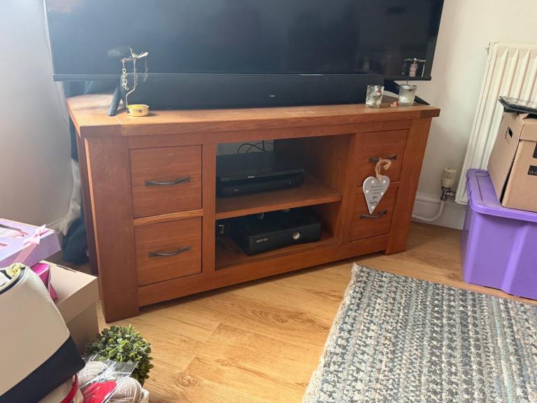 Solid oak living room furniture 