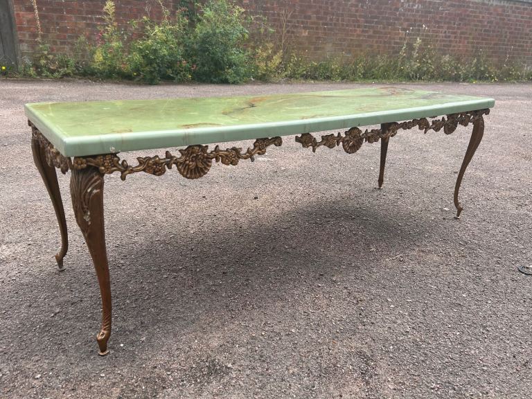 Marble Green Coffee Table