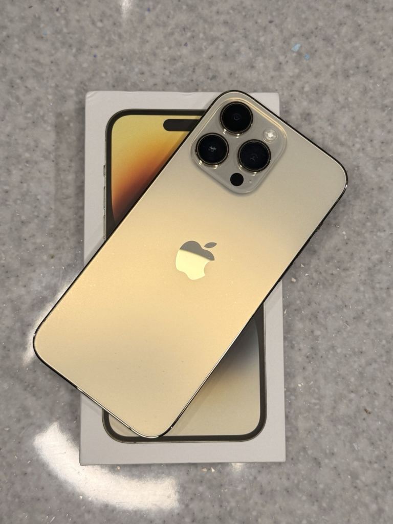 Apple iPhone 14 Pro Max Gold Unlocked with Original Box