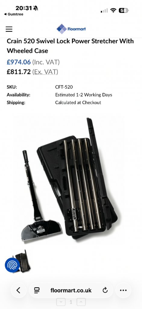 Crain 502 swivel power stretcher