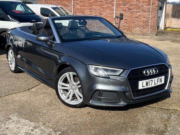 2017 Audi A3 Cabriolet 1.4 TFSI CoD S line S Tronic Euro 6 (s/s) 2dr CONVERTIBLE Petrol Automatic
