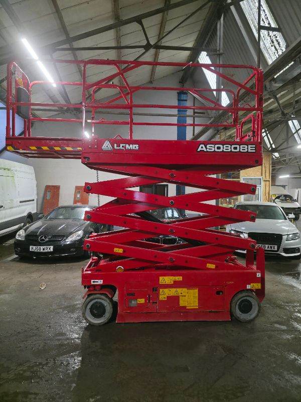 📍 2021 LGMG AS0808E Electric Scissor Lift – 124 Hours – £6,500 – Ayrshire