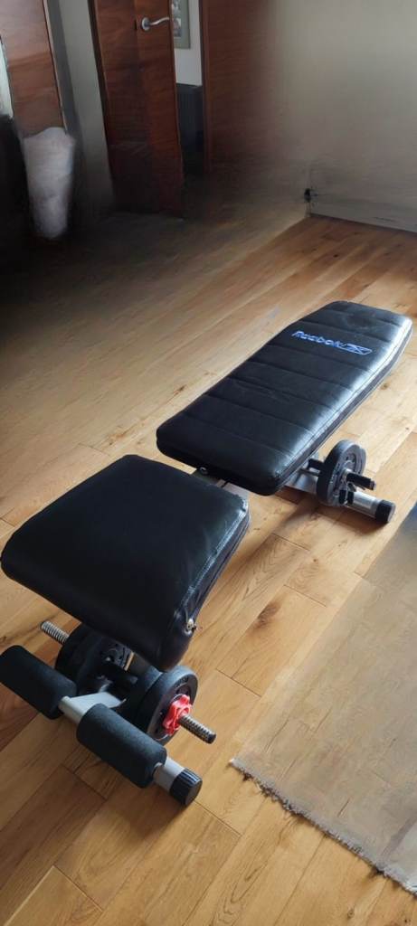 Bench and weights 