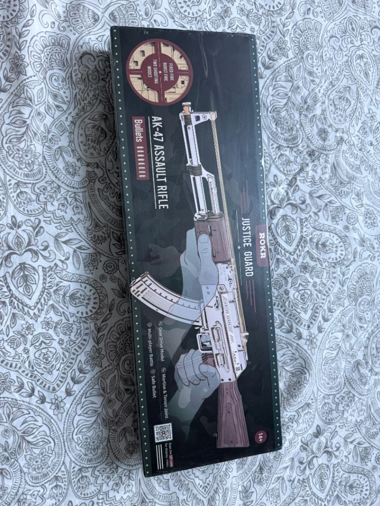 ROKR "Justice Guard" AK-47 3D Wooden Puzzle