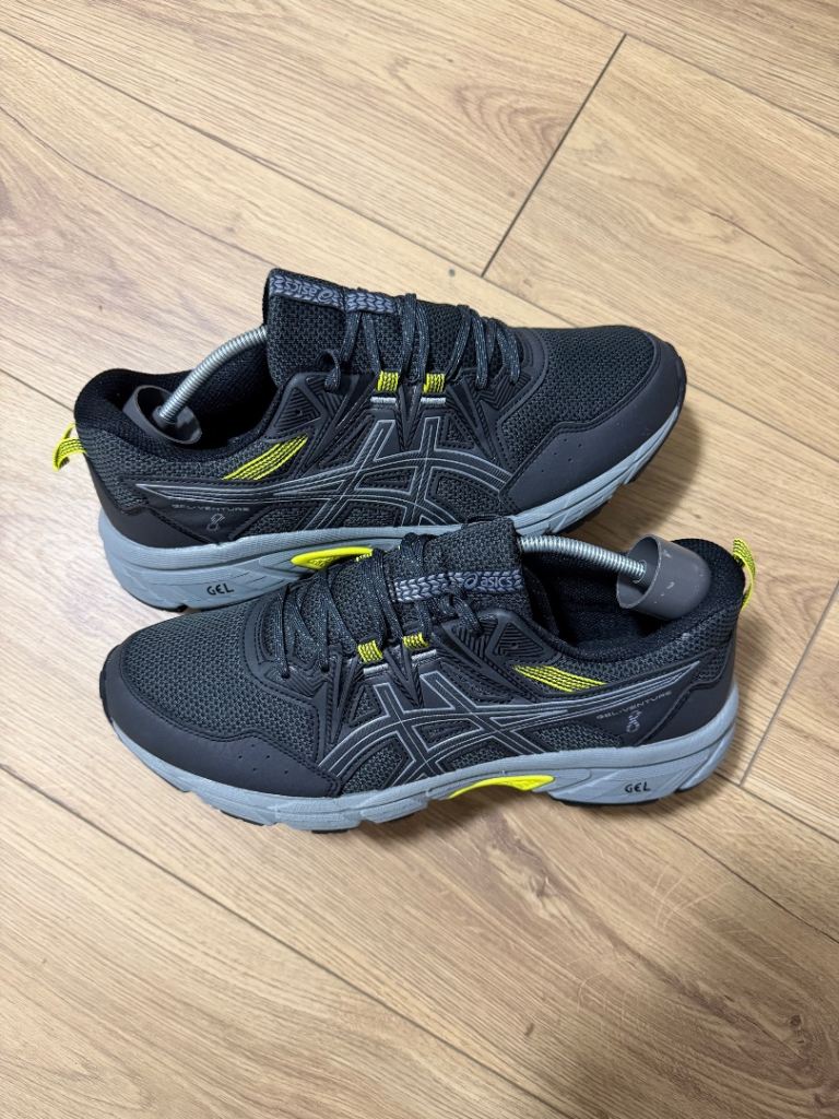 ASICS GEL-VENTURE 8 Trainers – Grey/Yellow, As Good As New
