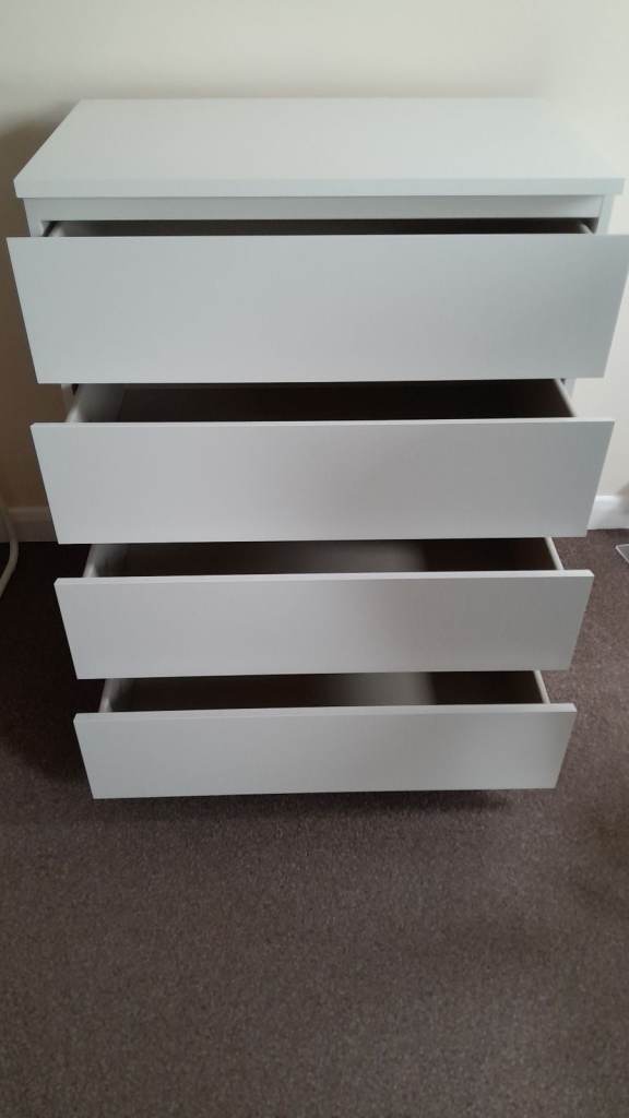 Malm 4 Drawer Chest of Drawers