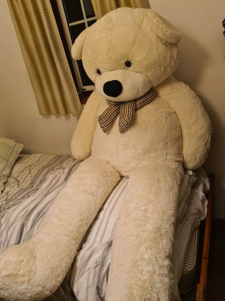 Giant 6ft Cream Teddy Bear