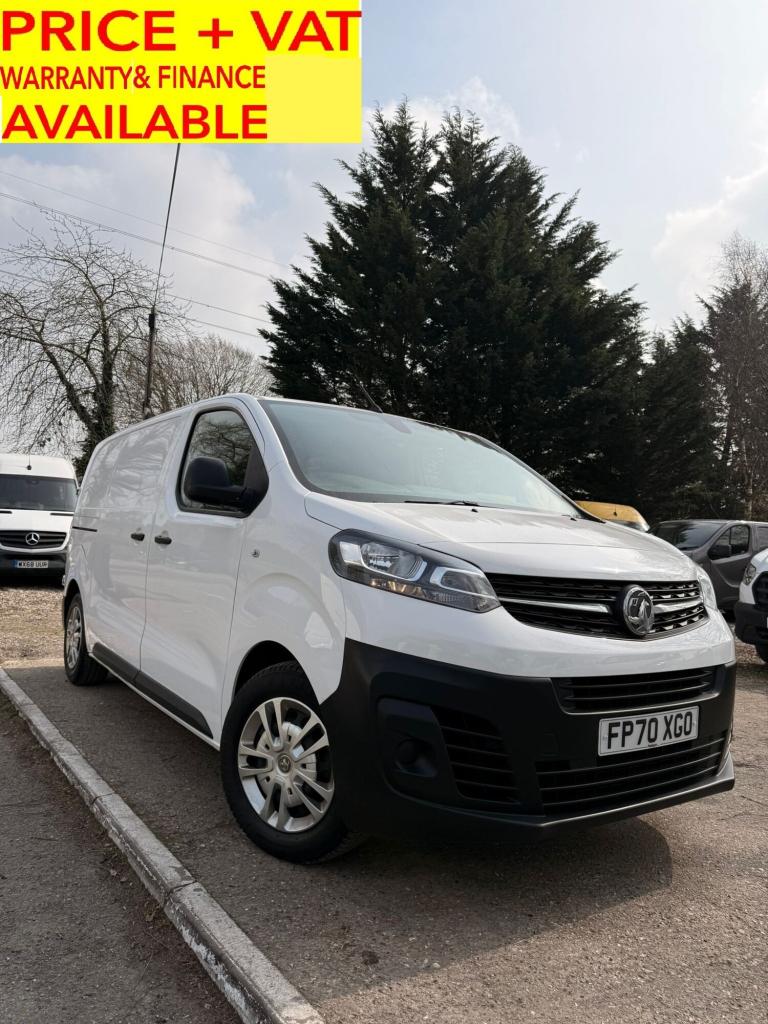 2020 Vauxhall Vivaro 1.5 Turbo D 2700 Dynamic SWB **ONLY 69,000 MILES** PANEL VAN Diesel Manual