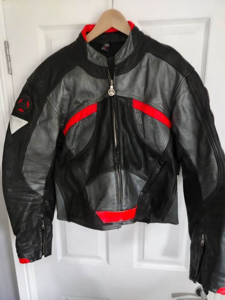 Hein Gericke (Pro sports) leather motorcycle jacket 