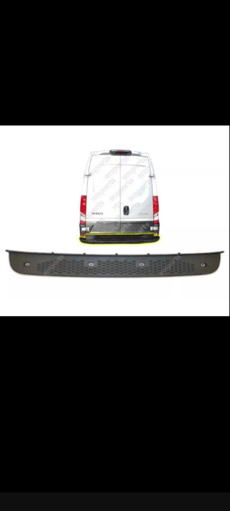 Iveco Daily 2014 on rear plastic step cover 