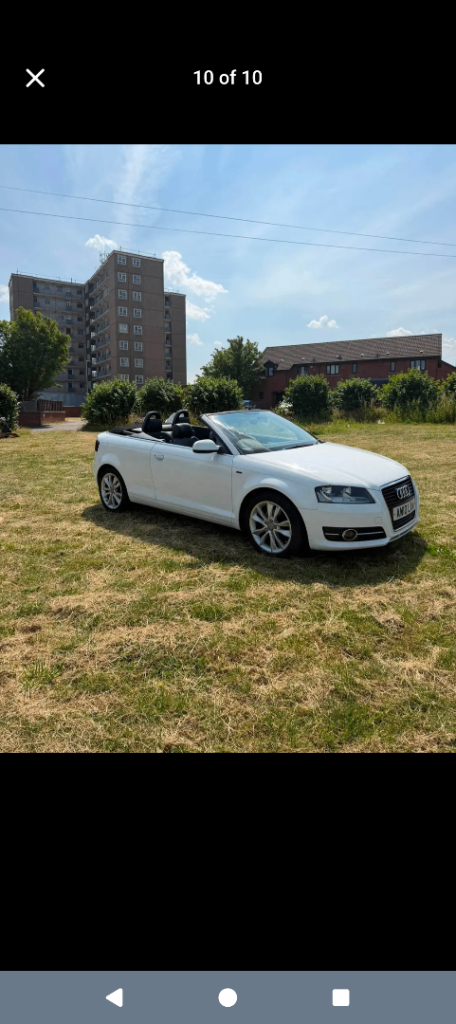 Audi, A3, Convertible, 2011, Manual, 1968 (cc), 2 doors