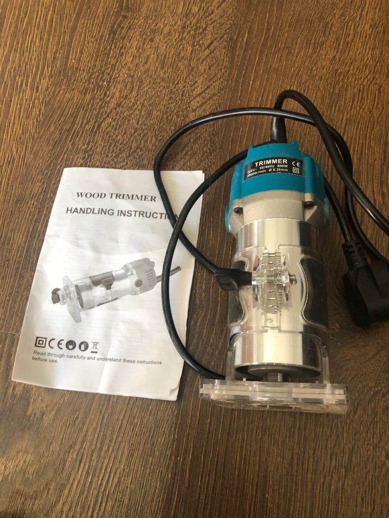 Wood Trimmer Router 1/4” collet only Used Once