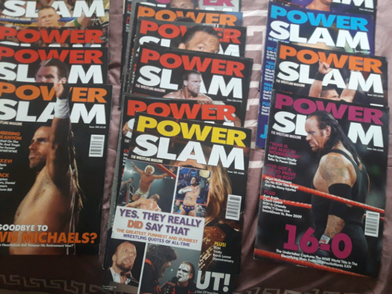 Poweslam wrestling magazines (48) issues  