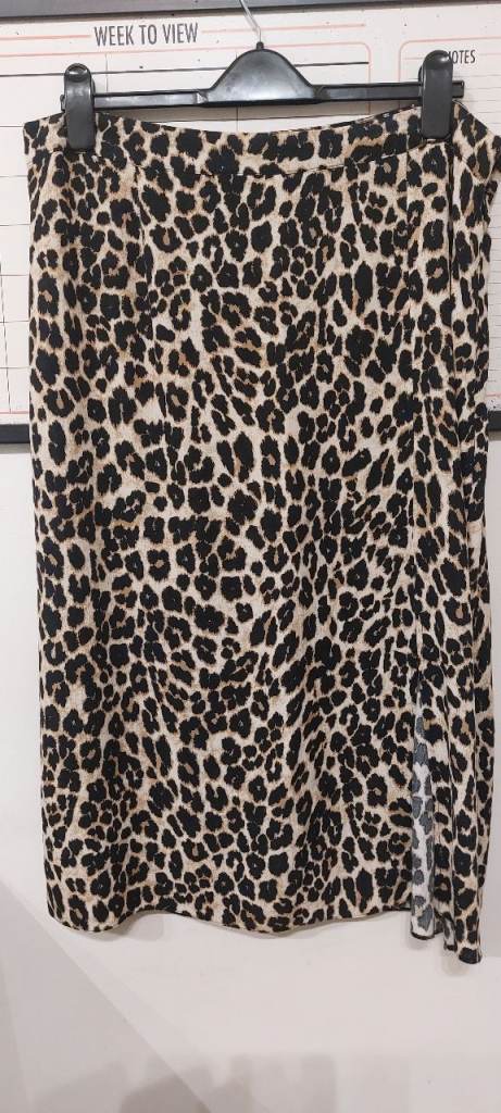 Animal print skirt
