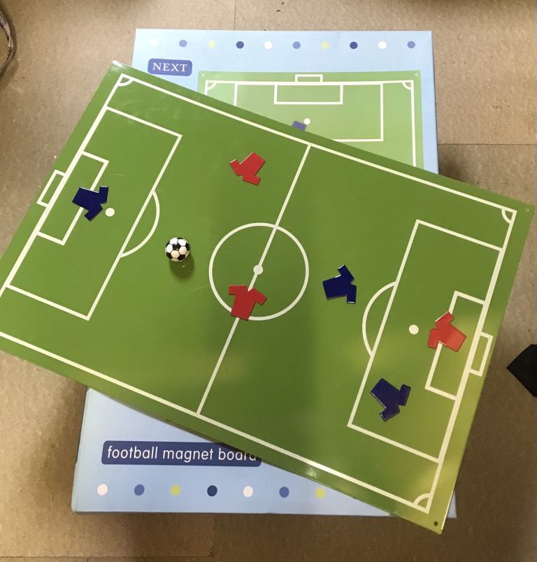 Next Football Pitch Magnet Board - Never Used