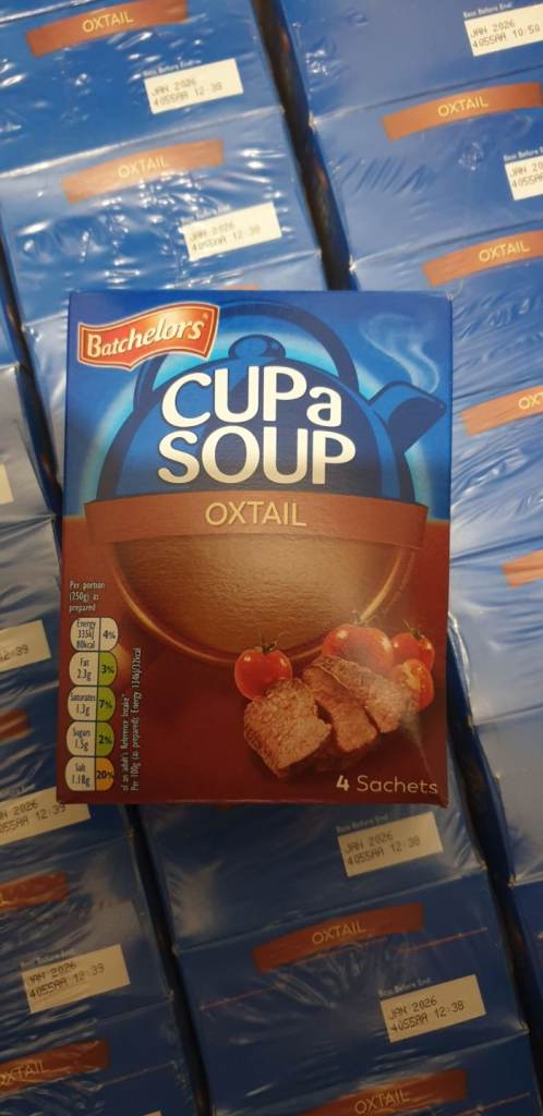 Batchelors Cup a Soup Oxtail Soup 4 Instant Soup Sachets 78g