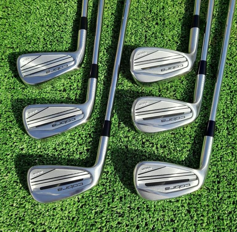 LEFT-HANDED COBRA KING TOUR 2023 FORGED IRONS - 5 -PW - LIKE NEW - BARGAIN PRICE
